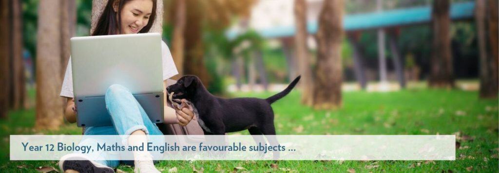what high school or atar subjects to study for veterinary nursing