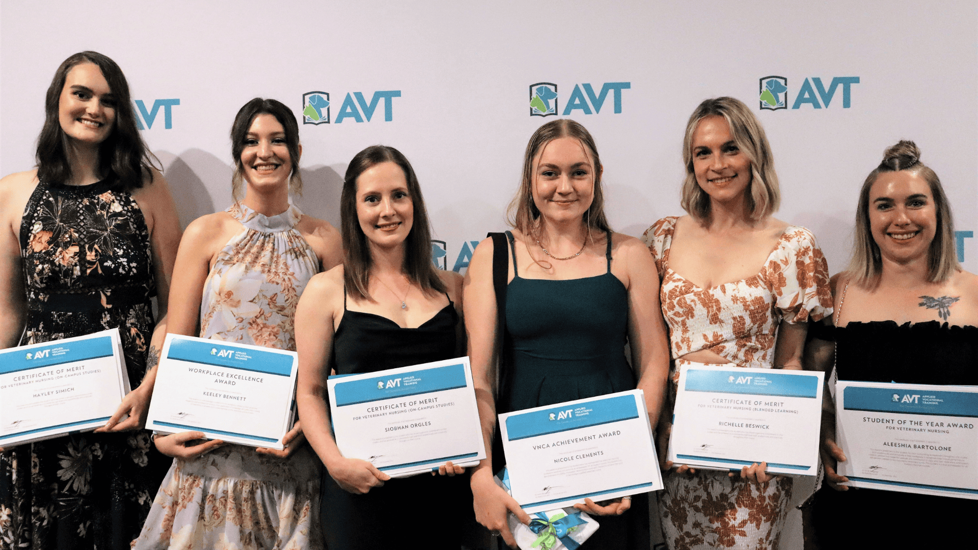 Veterinary Nursing students - graduation 2022